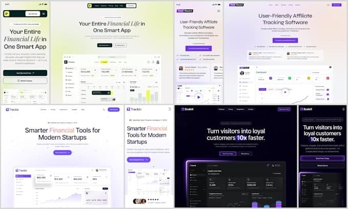 Design responsive website UI UX in Figma, Fiverr gig by Ruvo Jahan