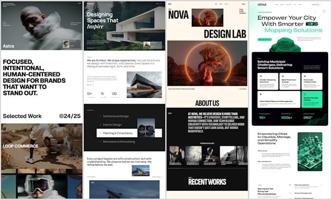 Design website UI UX in Figma that converts better, Fiverr gig by Ruvo Jahan